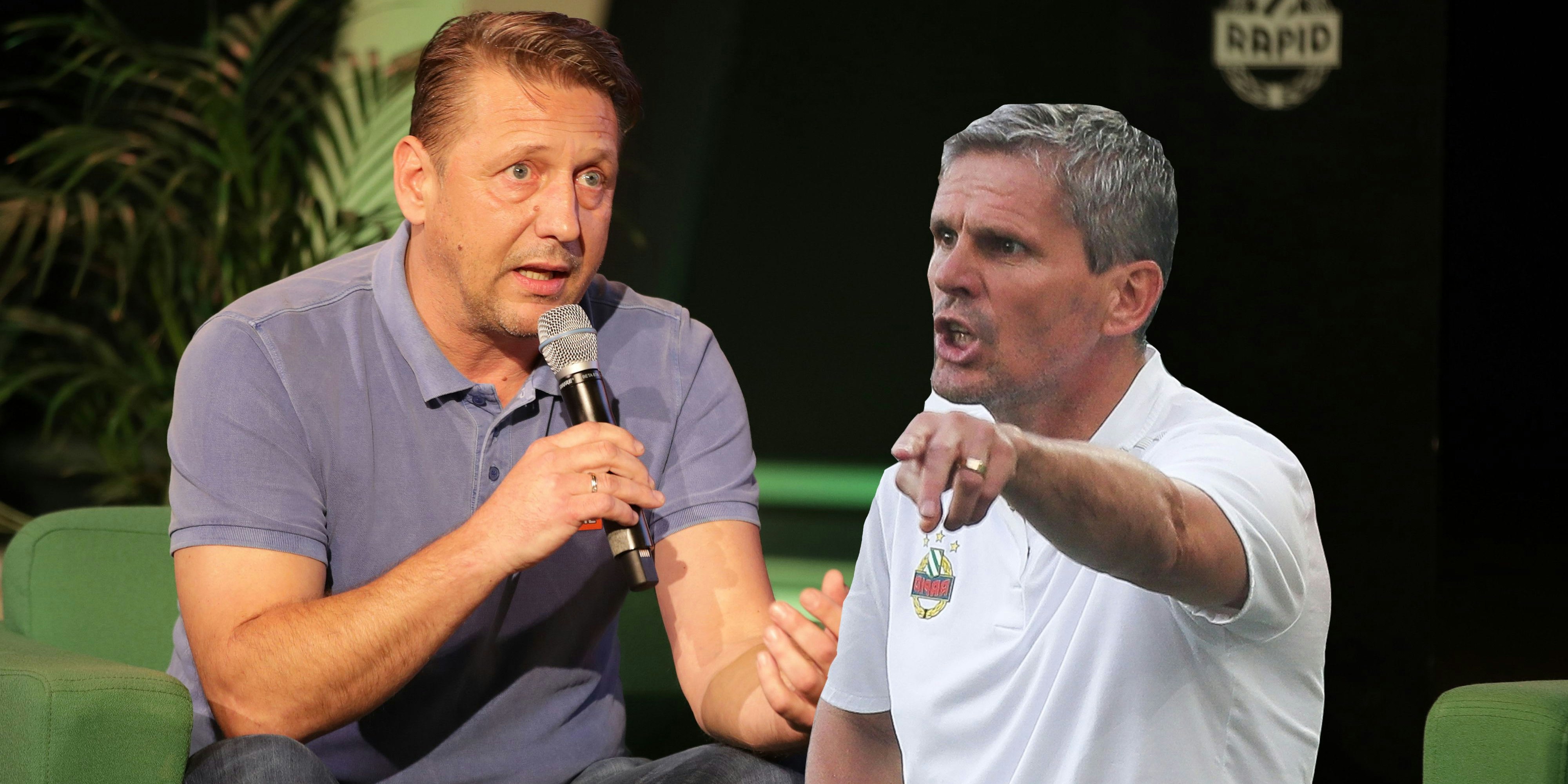 Bei Rapid am Ruder: Zoran Barisic und Didi Kühbauer