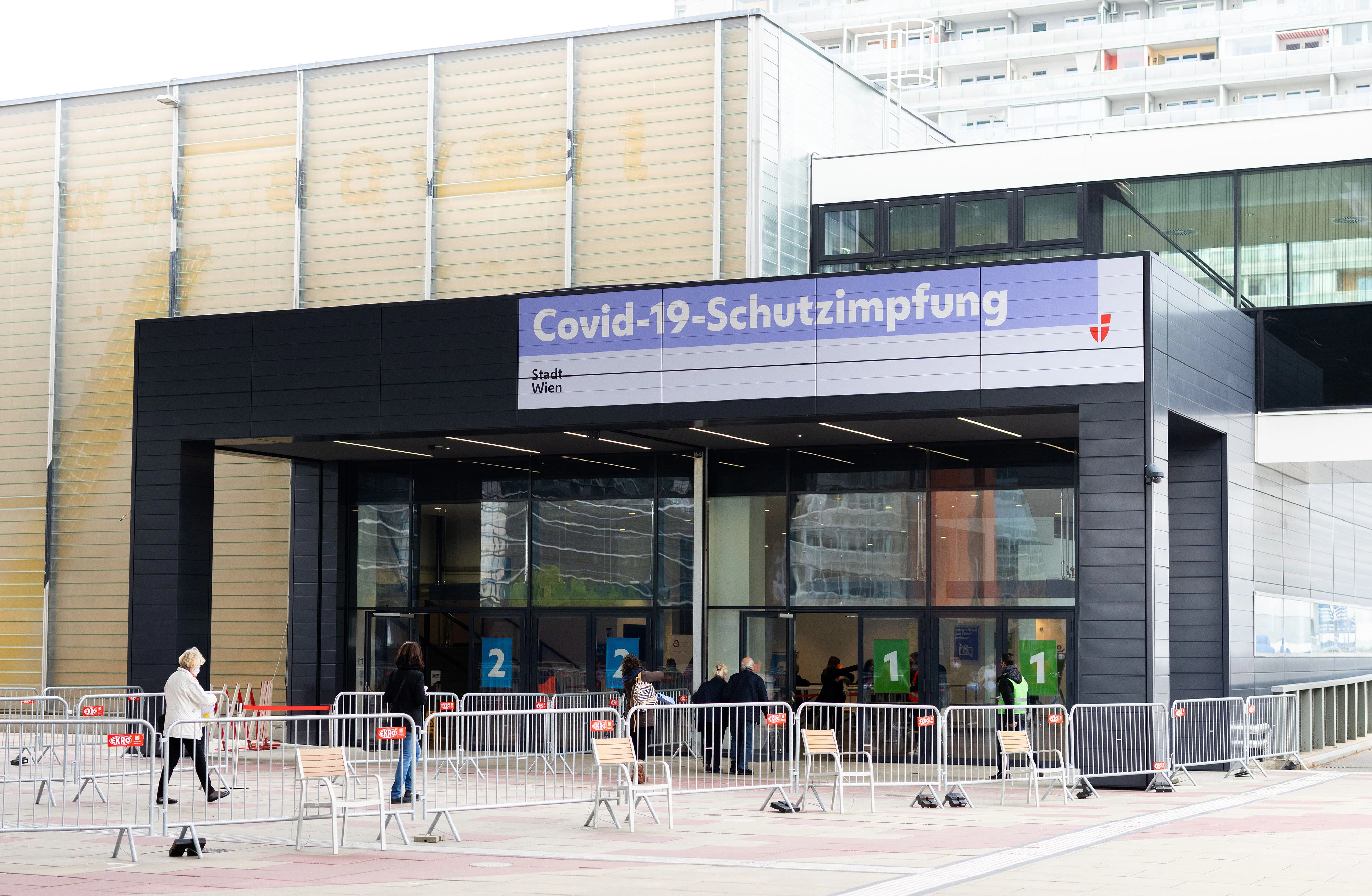 Impfstation in Wien