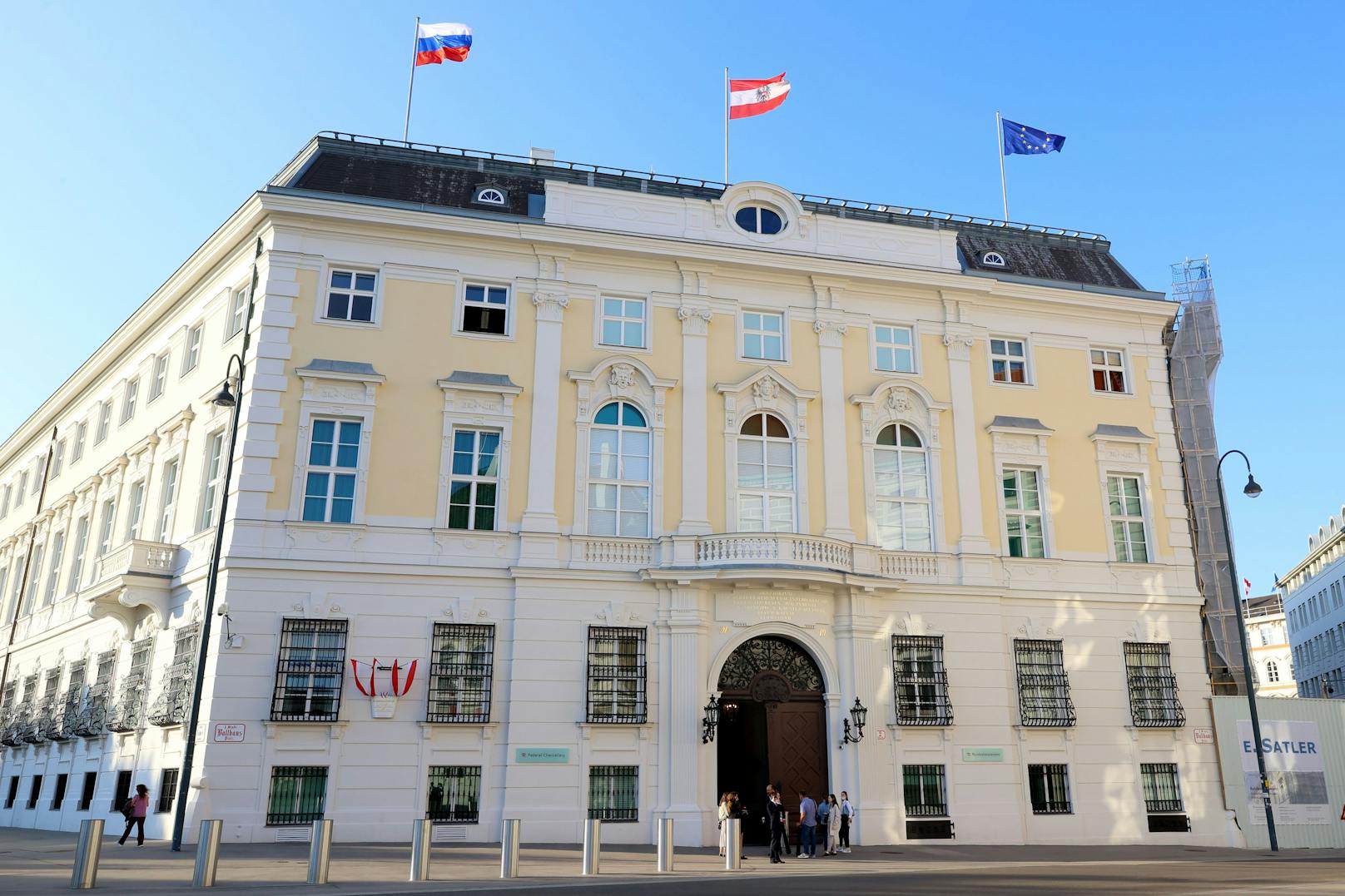 Blick auf das Bundeskanzleramt in Wien. (Archivfoto)