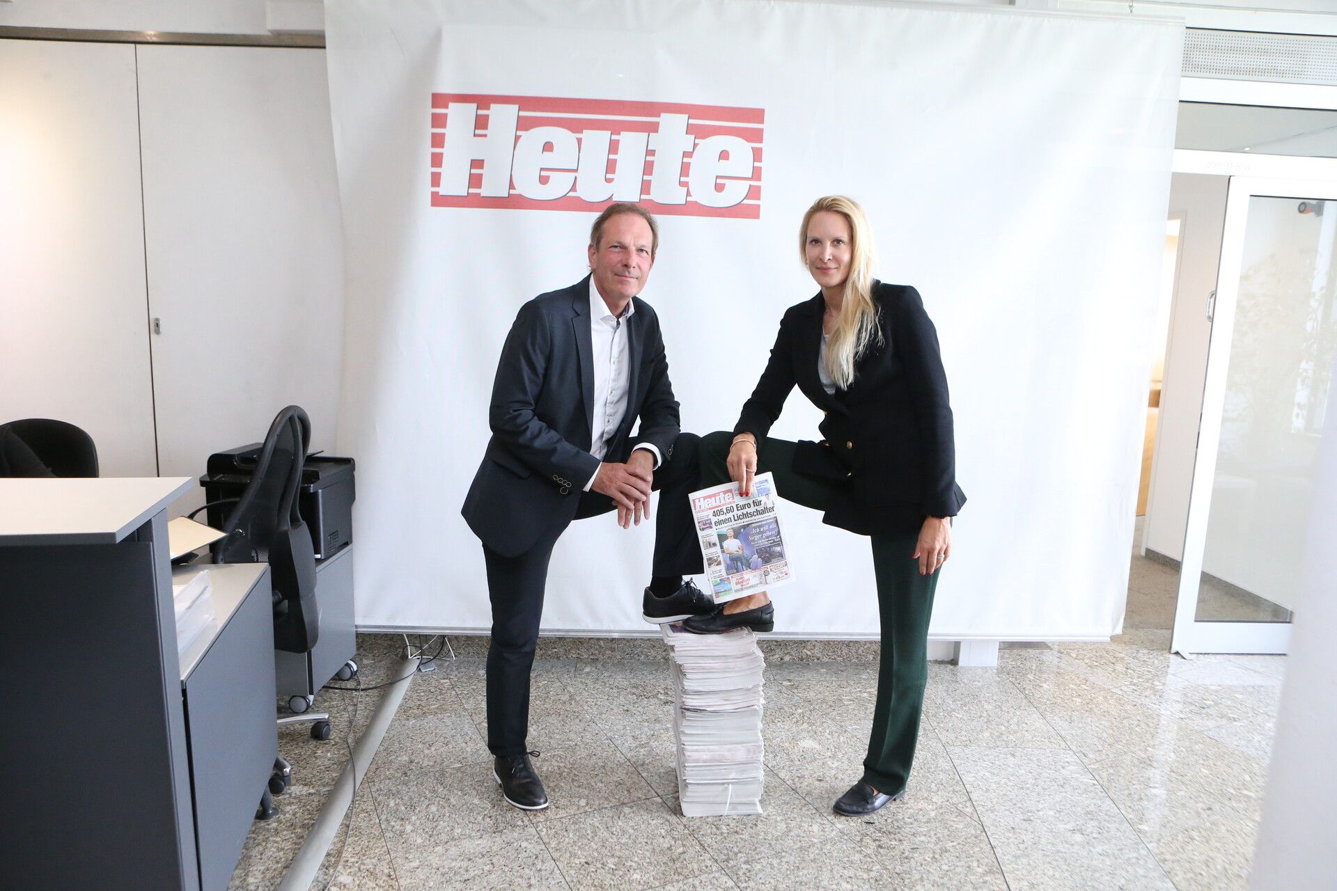 Wolfgang Jansky und Dr. Eva Dichand (Archivfoto)