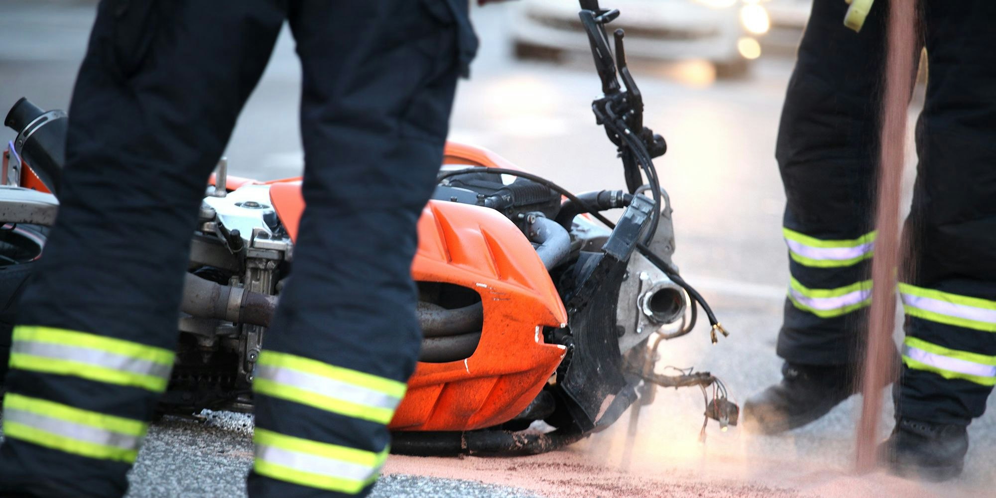 Motorcycle accident - Motorradunfall