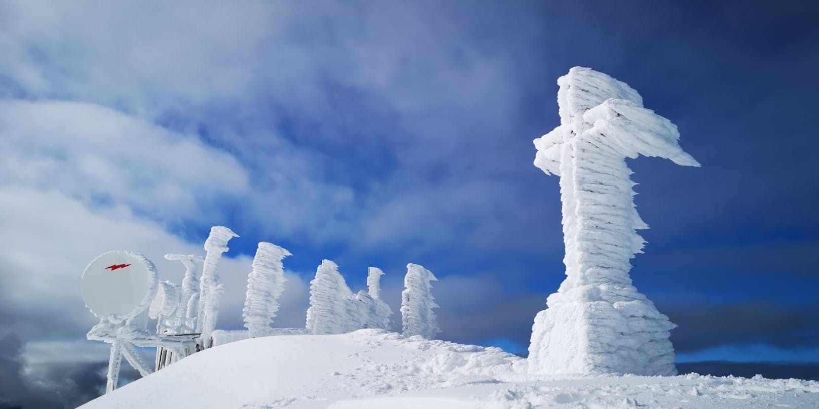 Erste Winterimpressionen vom Schneeberg.