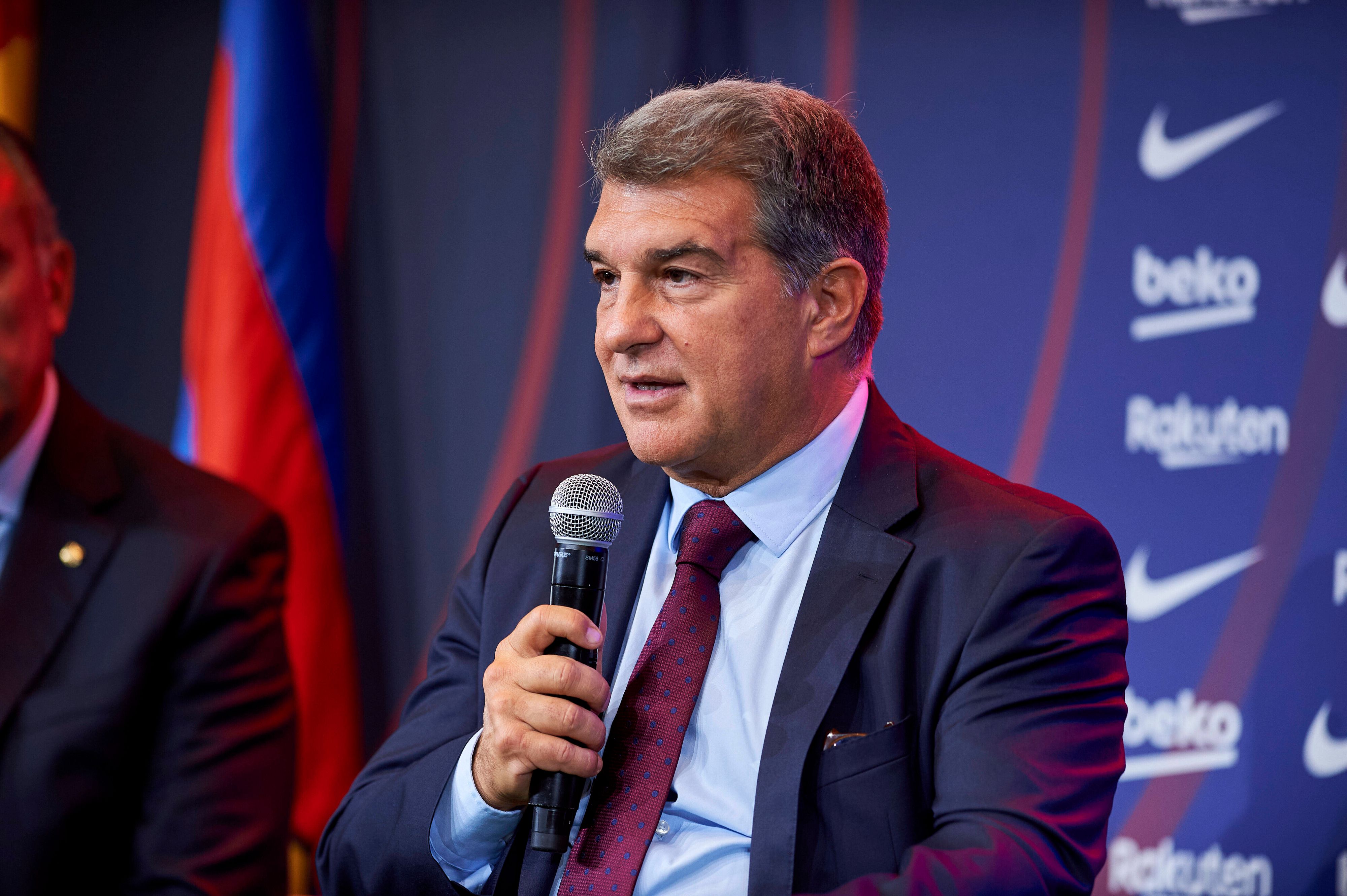 Barcelona-Präsident Joan Laporta hat ambitionierte Pläne. 
