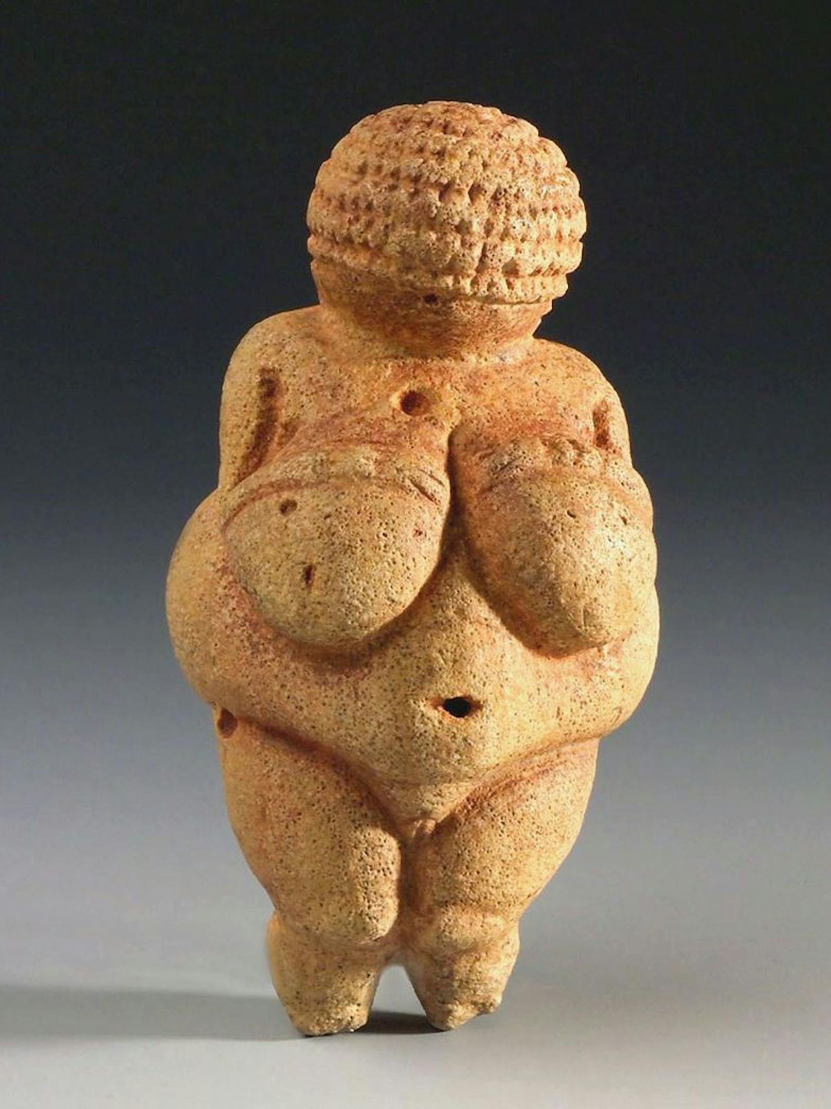 Venus von Willendorf, Vorderansicht