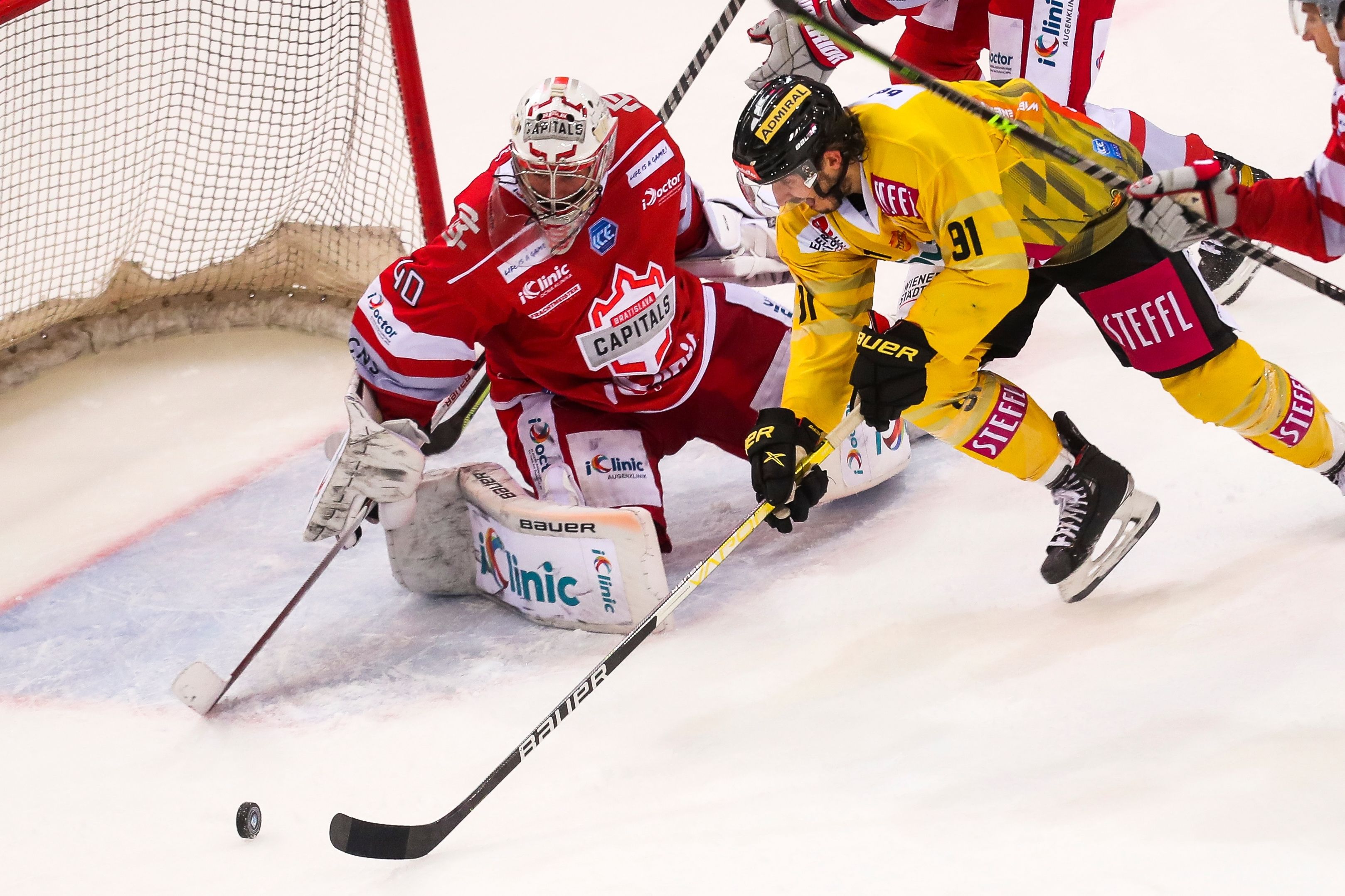 Die Capitals aus Wien deklassierten die Capitals aus Bratislava.