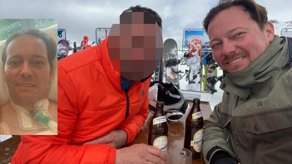 Franjo C. (40) beim Ski-Urlaub in Ischgl und im Spital
