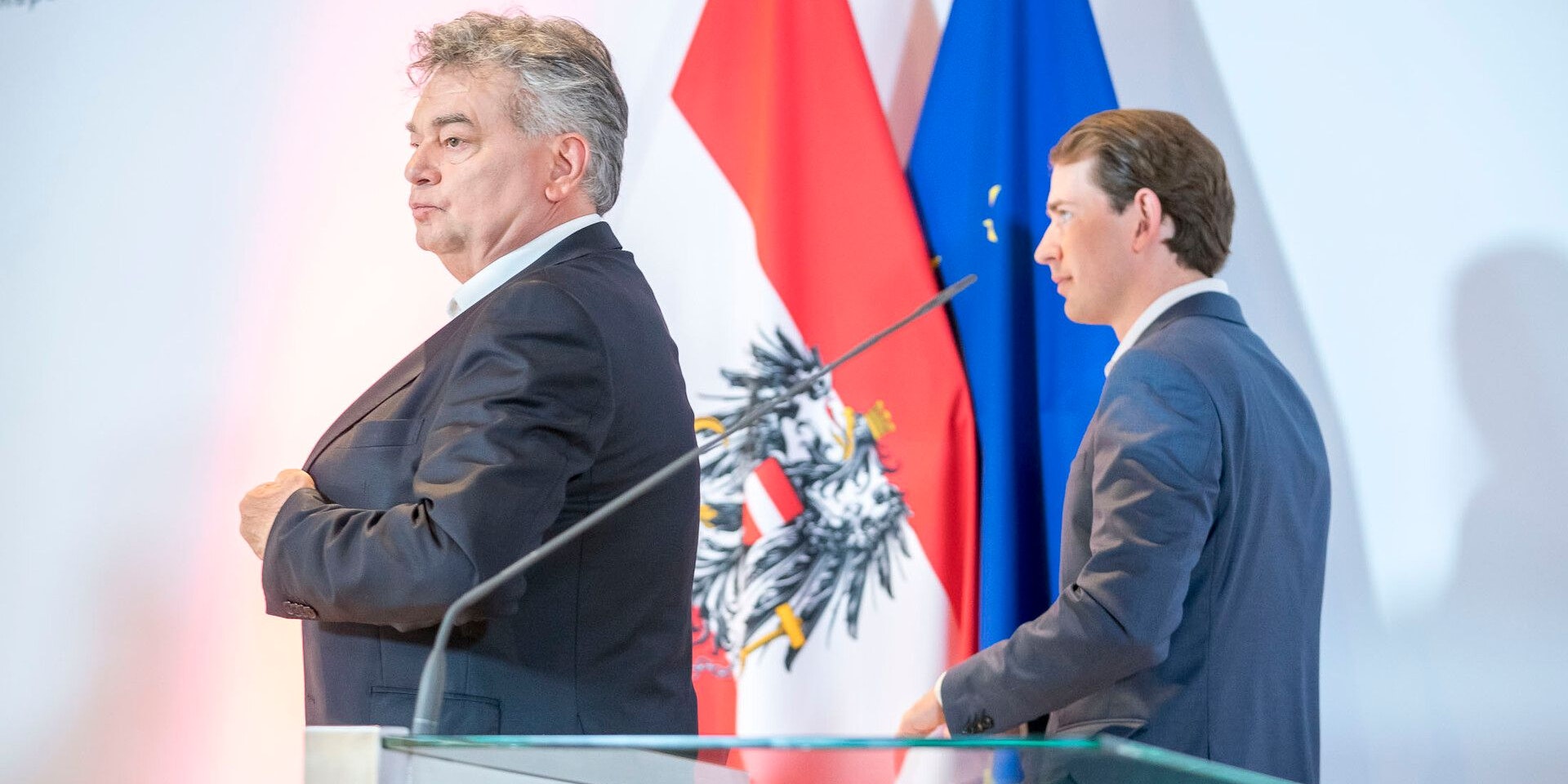 Verhältnis nachhaltig gestört: Kogler, Kurz