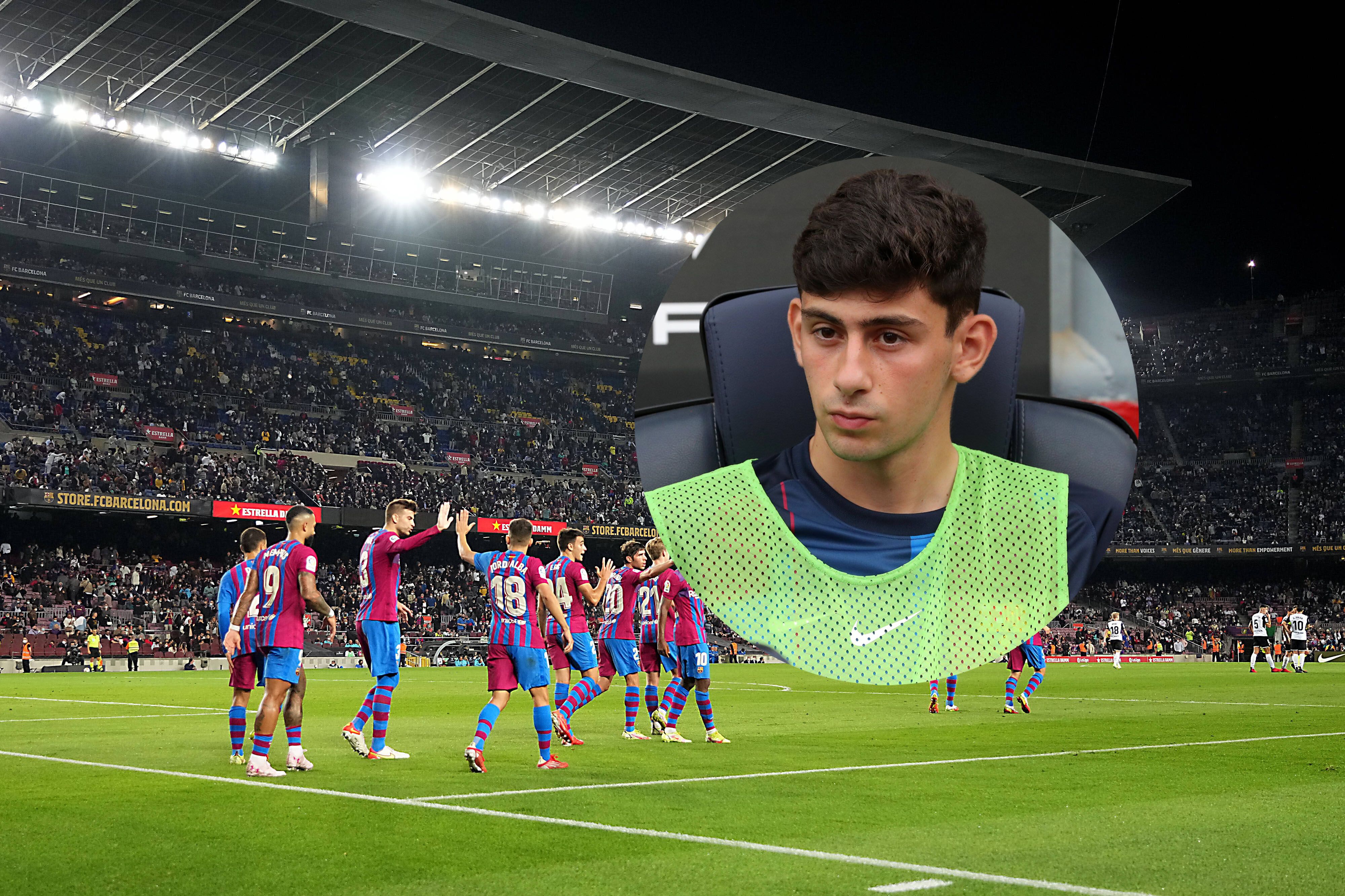 Barcelona bezwang Valencia mit 3:1, Yusuf Demir schaute von der Bank aus zu.