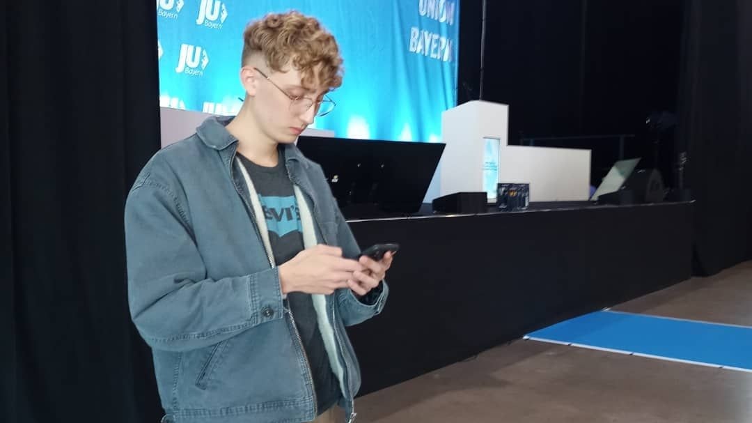 CSU-Jungpolitiker Lukas Knoll (21). 