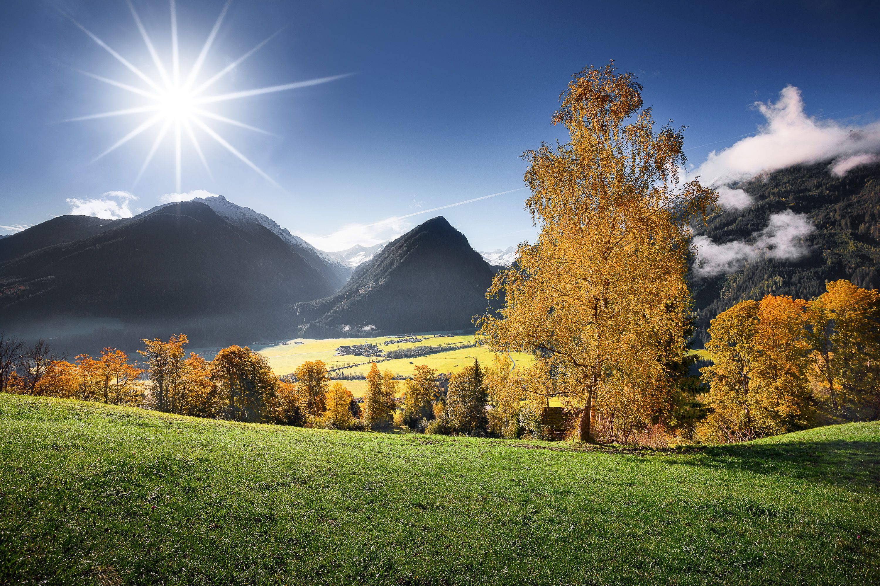 Mittwoch könnte der letzte Sommertag werden. Im Bild: Blick vom Neukirchner Roßberg in den Nationalpark Hohe Tauern