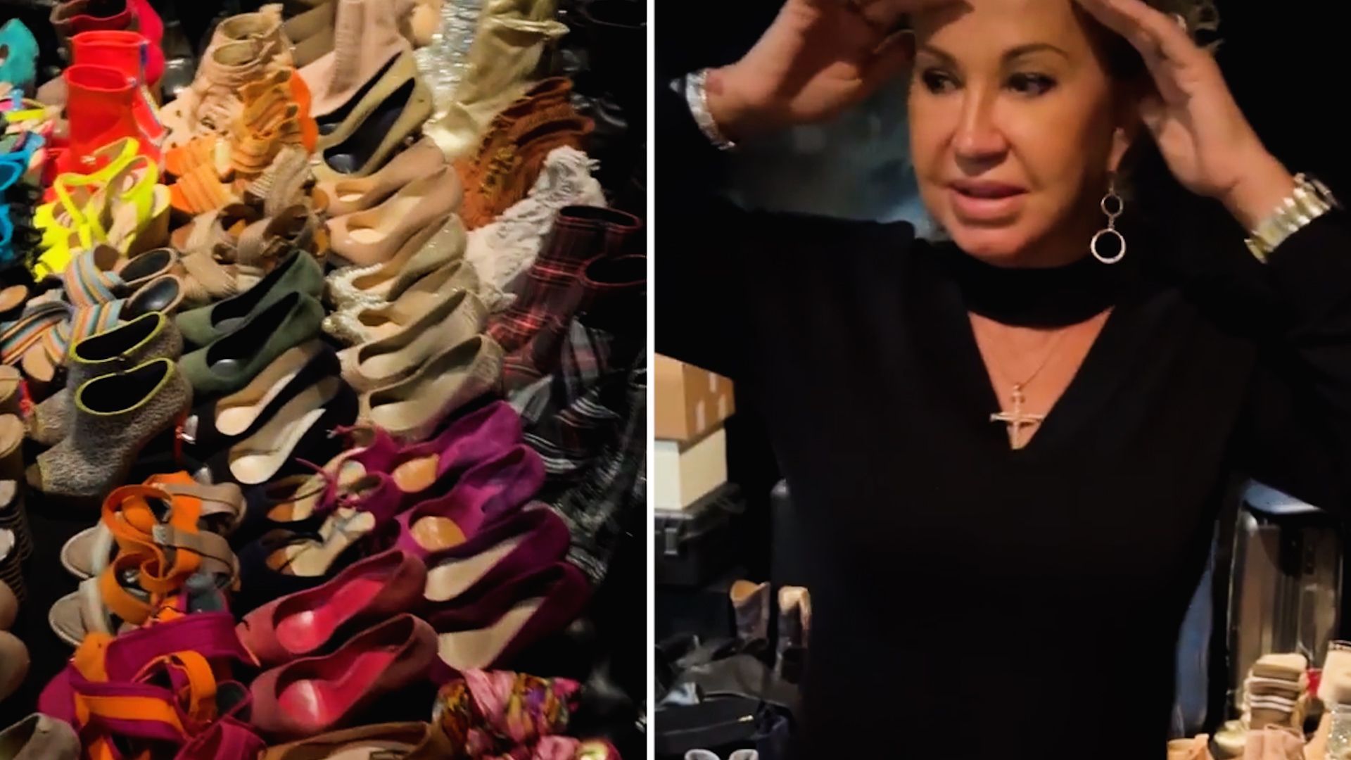 Carmen Geiss und ihre Schuhe.