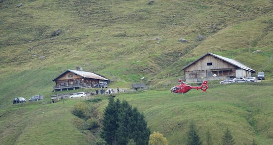 Fügenberg-Hochfügen: Großeinsatz auf der Schlagalm.