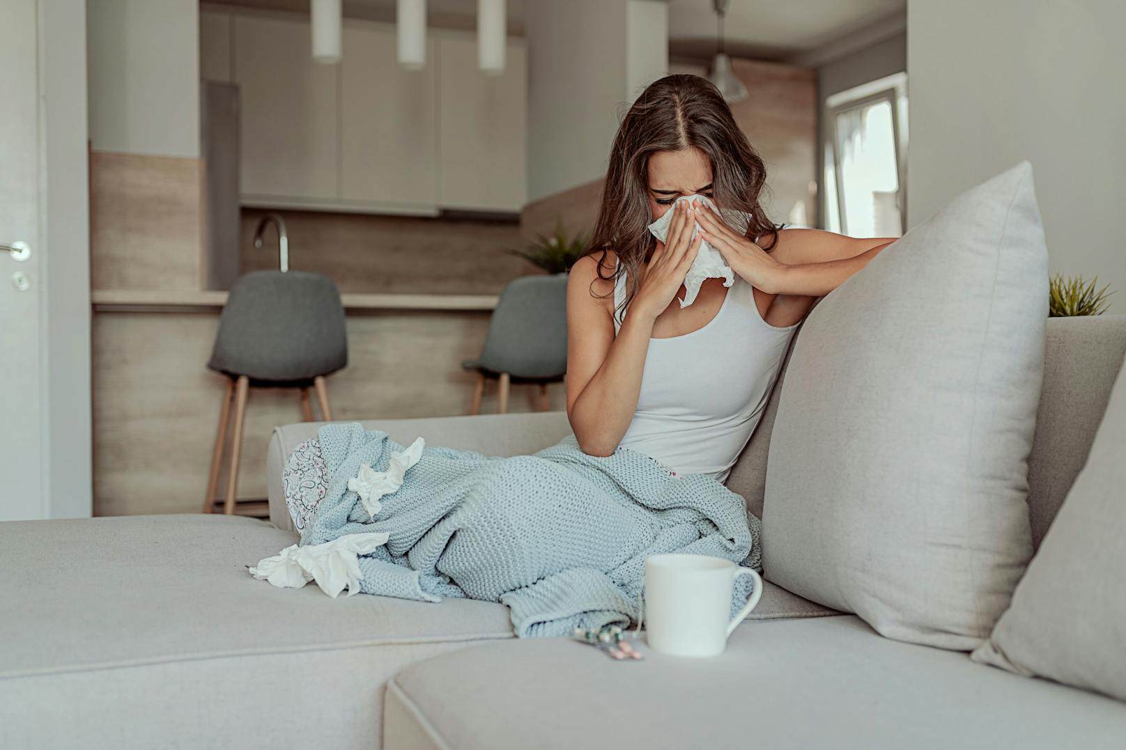 Über 10.000 Niederösterreicher sind wegen der Grippe krankgemeldet.