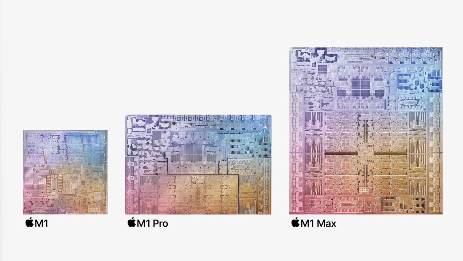 Weiter ging es mit dem M1-Chip von Apple. Dieser wurde weiterentwickelt. Der M1 Pro ist noch leistungsfähiger als sein Vorgänger. Auch gibt es einen neuen M1-Max-Prozessor.