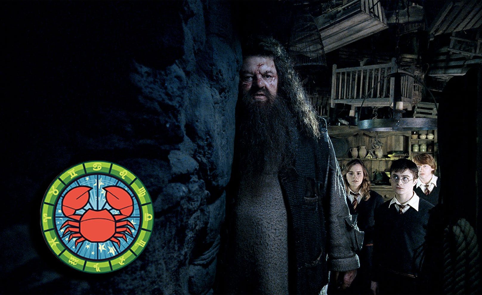 Krebs (22. Juni bis 22. Juli) - RUBEUS HAGRID /Selbstaufopfernd und sensibel ist Hagrid ein Freund fürs Leben. <br>