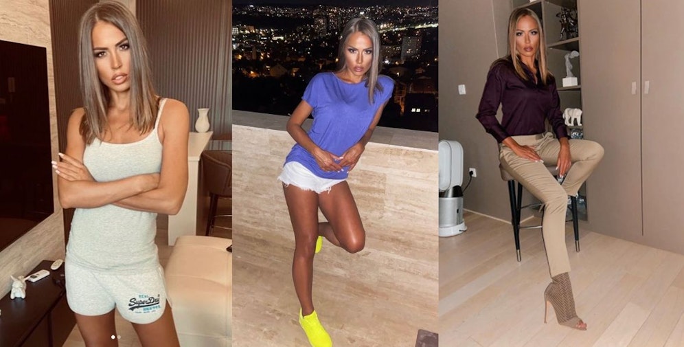 Dijana Hrkalović auf ihrem privaten Instagram-Account