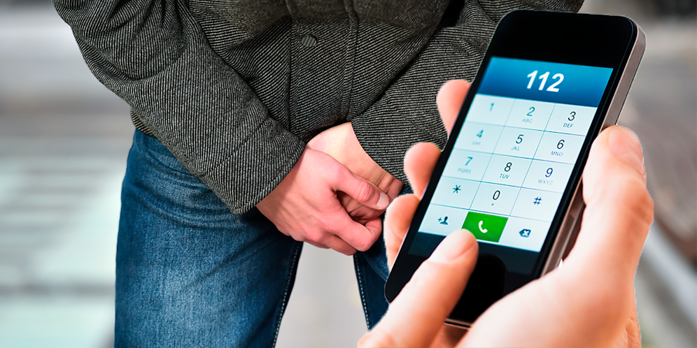 Ein Amerikaner betätigte den Polizei-Notruf, weil er im Auto saß und dringend aufs Klo musste.