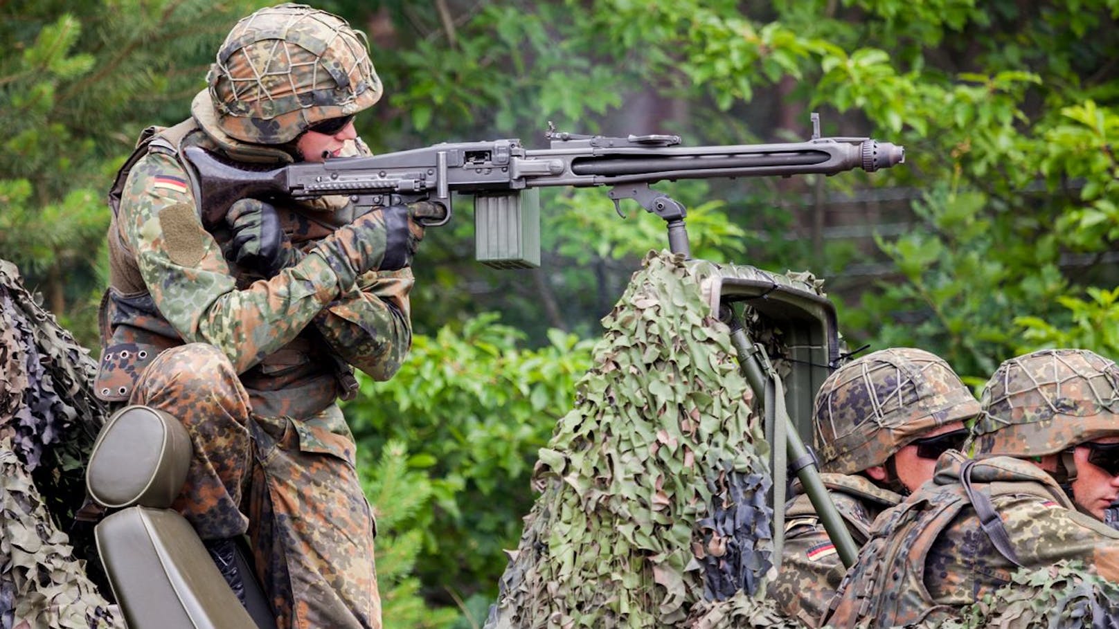Ehemalige Bundeswehrsoldaten wurden wegen Terrorverdachts verhaftet.