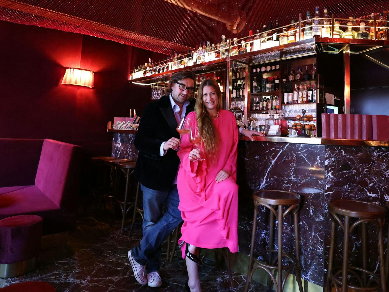Roberto und Alexandra Pavlovic haben ihre dritte "Roberto American Bar" am Neuen Markt in der Wiener Innenstadt eröffnet.