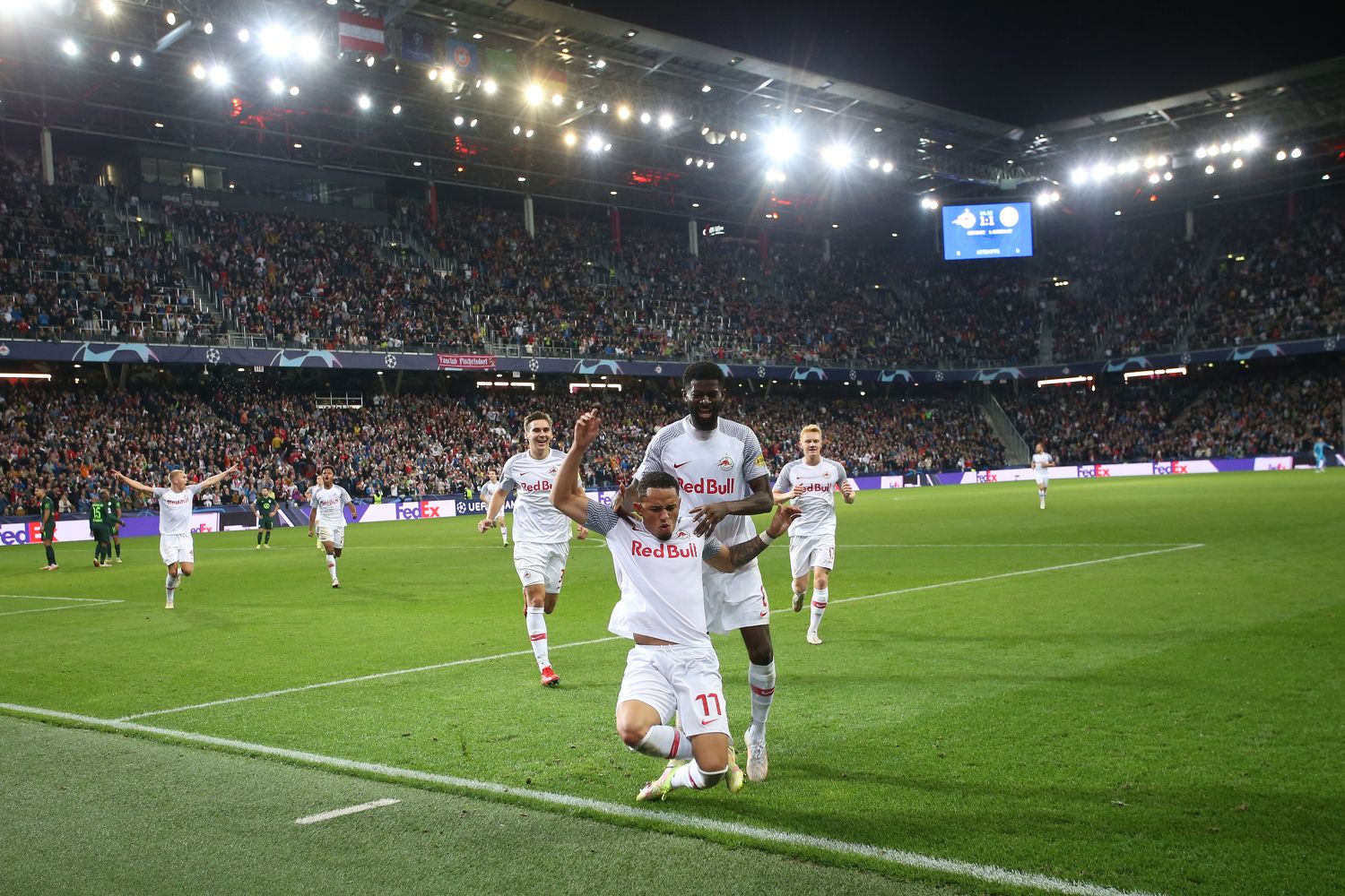 Red Bull Salzburg feiert den zweiten Sieg in der Champions League. 