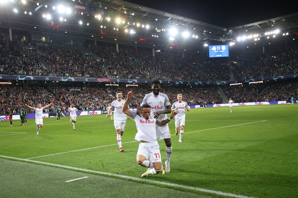 Red Bull Salzburg feiert den zweiten Sieg in der Champions League. 