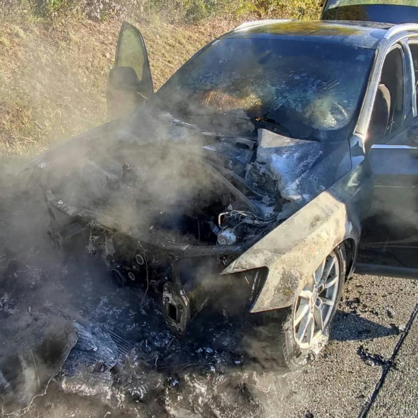 Die Feuerwehr im Löscheinsatz