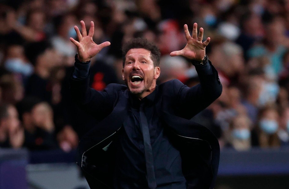 Atletico-Coach Diego Simeone. 
