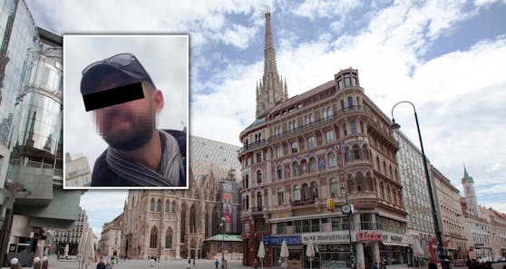 Am Stephansplatz wurde Carolin von dem unbekannten Mann verfolgt und belästigt.