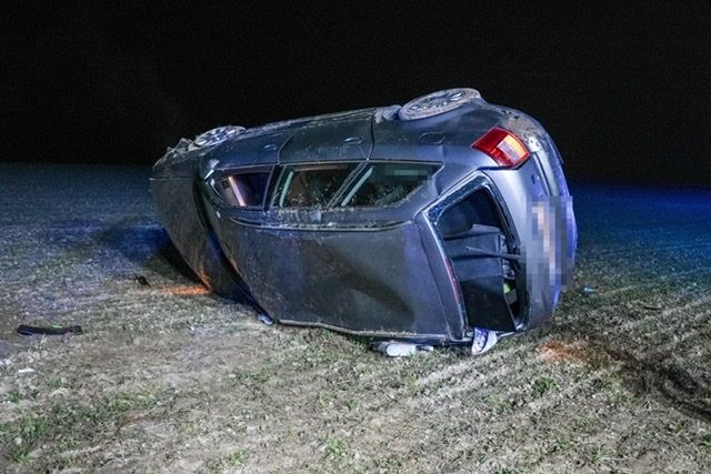 Der Lenker überschlug sich rund fünf Mal mit seinem Wagen.