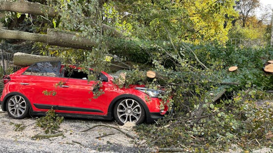 In Deutschland wütet ein heftiger Herbststurm.
