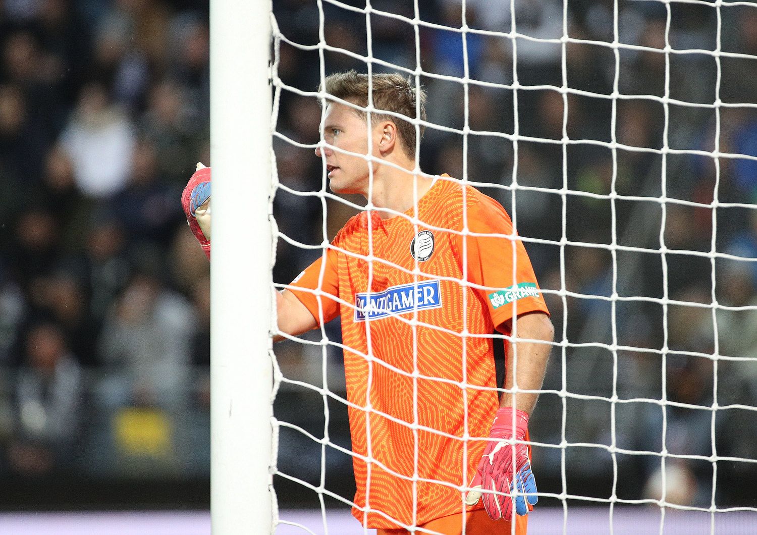Sturm-Keeper Jörg Siebenhandl patzte gegen San Sebastian. 