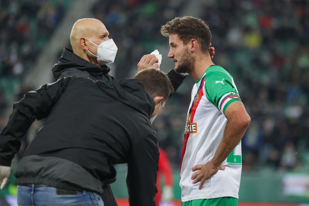 Rapid-Kapitän Maxi Hofmann musste sich einer Operation unterziehen. 