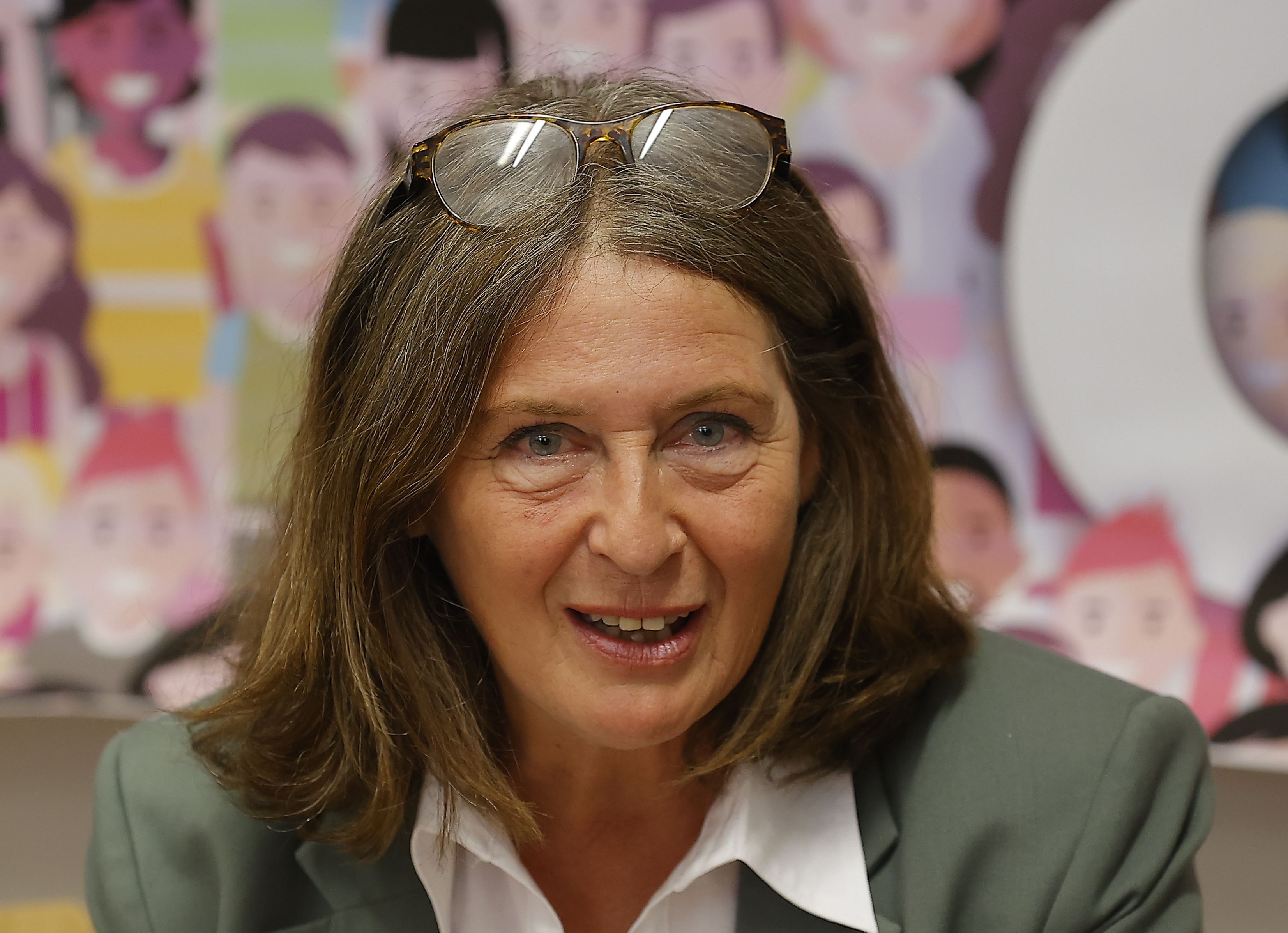 Download von www.picturedesk.com am 22.10.2021 (12:15).  ABD0021_20211001 - GRAZ - ÖSTERREICH: Stadträtin Elke Kahr (KPÖ) während einer Pressekonferenz "Erste Ergebnisse der Gespräche mit Parteien nach Graz-Wahl" am Freitag, 01. Oktober 2021, in Graz. - FOTO: APA/ERWIN SCHERIAU - 20211001_PD1771 - Rechteinfo: Rights Managed (RM)