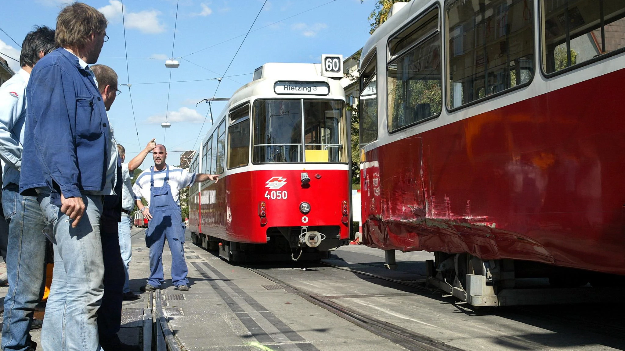 Die Straßenbahnlinie 60 hat keinen Strom