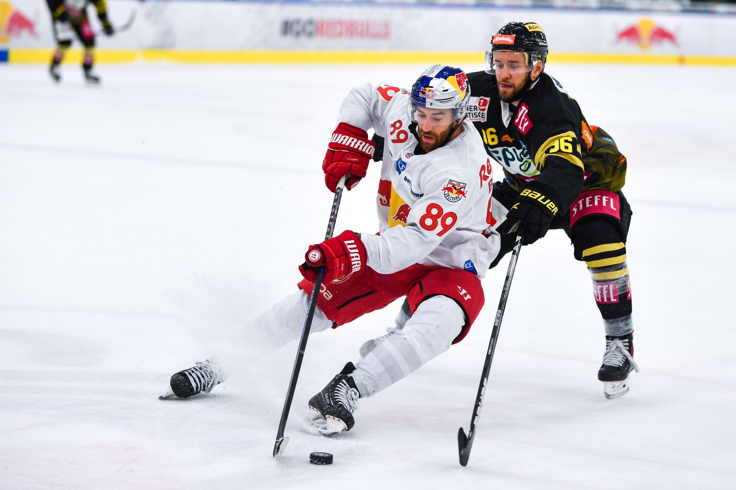 Die spusu Vienna Capitals verloren in Salzburg erst im Penaltyschießen. 