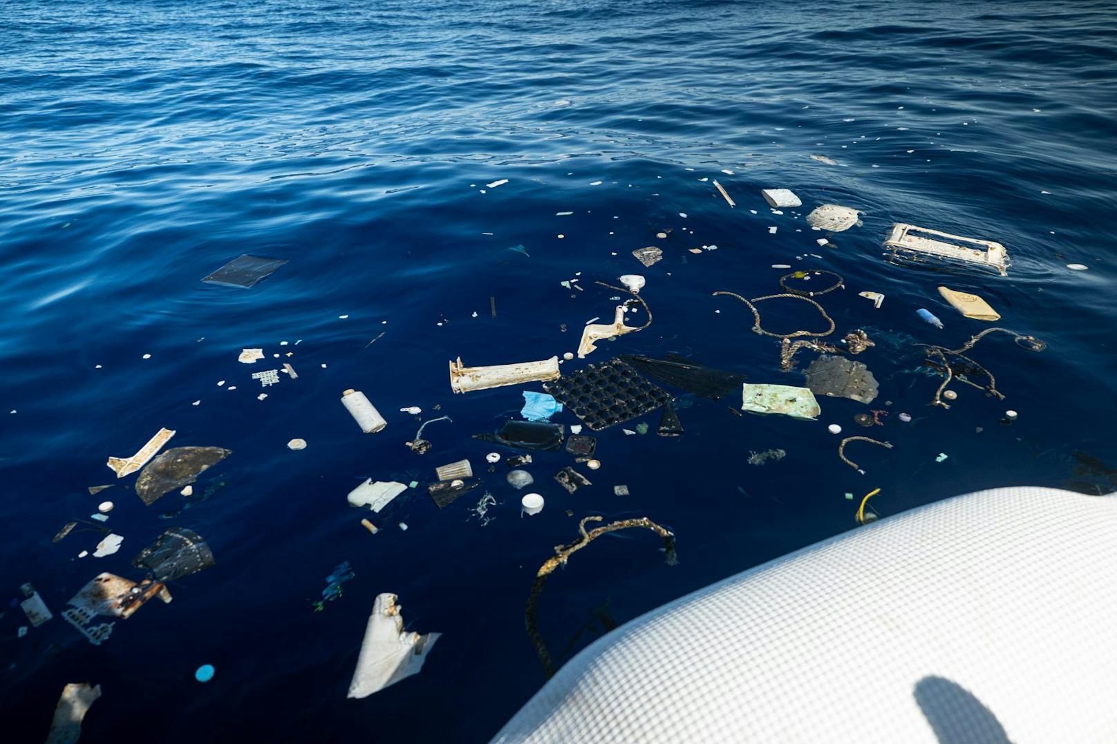 ... den ganzen Plastikmüll, der im Meer treibt und eine massive Gefahr für Meeresbewohner sind, einzufangen.