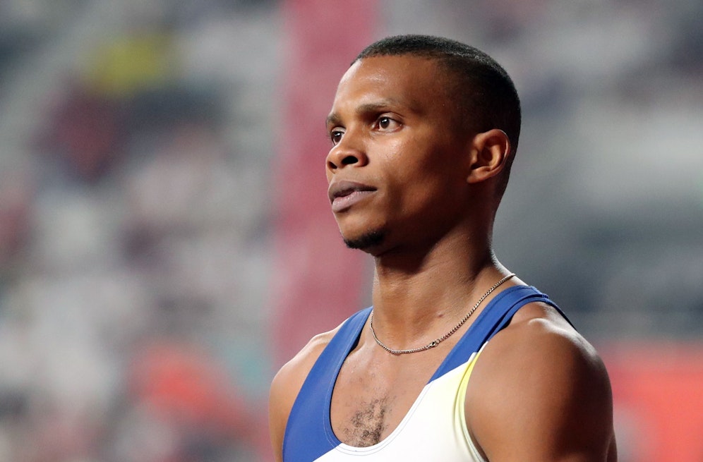 Alex Quinonez holte bei der WM 2019 in Doha Bronze über 200 Meter.