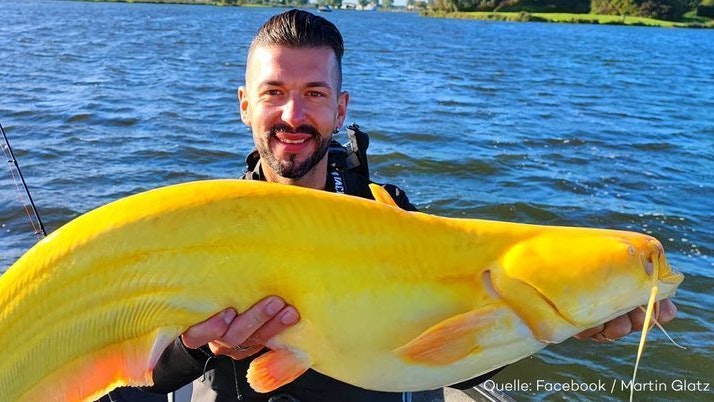 Martin Glatz und sein XXL-Fang