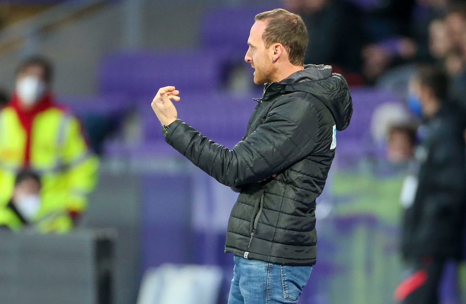 Ried-Coach Christian Heinle schäumte nach Entscheidungen des Video-Referees. 