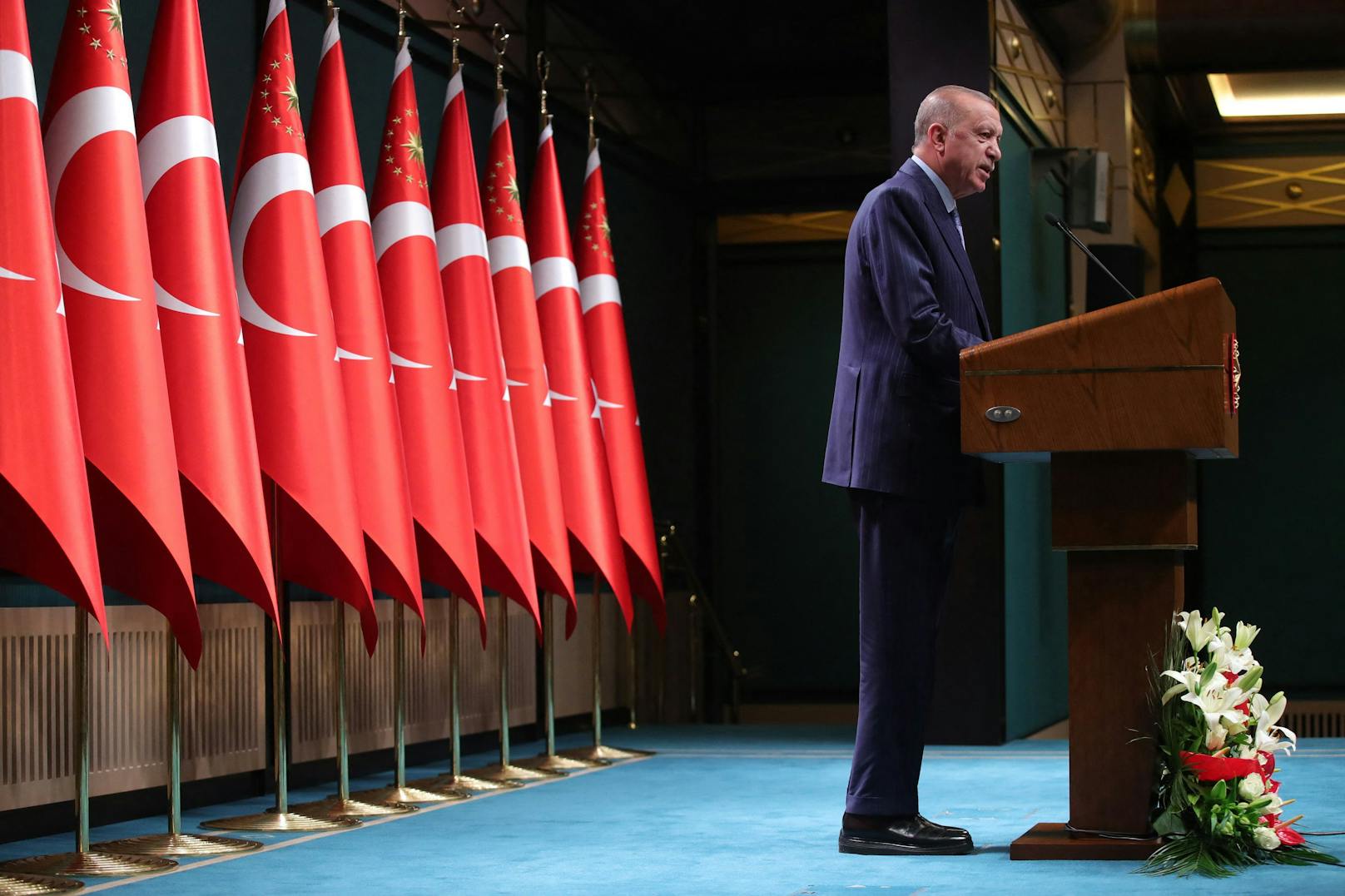 Der türkische Präsident Recep Tayyip Erdogan hat in der Diplomaten-Causa einen Rückzieher gemacht. 