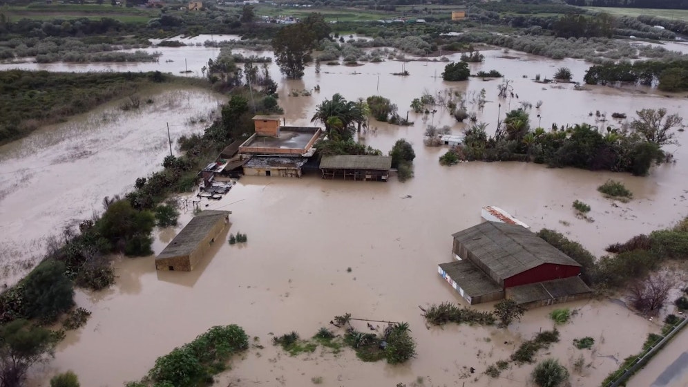 Die Bewohner der süditalienischen Region kämpfen derzeit mit massiven Regenfällen. 