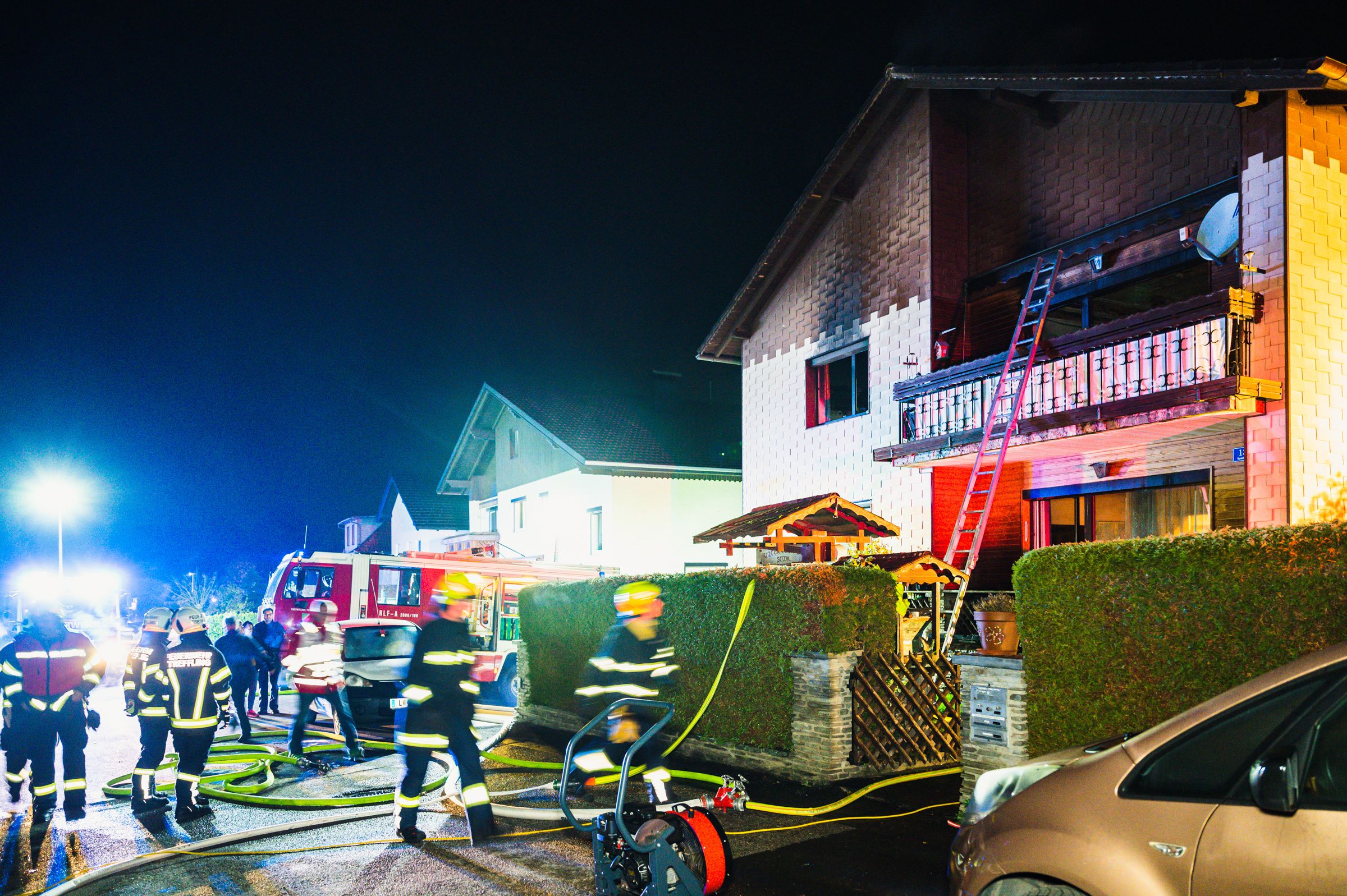 In der Nacht zum Nationalfeiertag 2021 wurden Einsatzkräfte nach Engerwitzdorf nahe Linz gerufen.