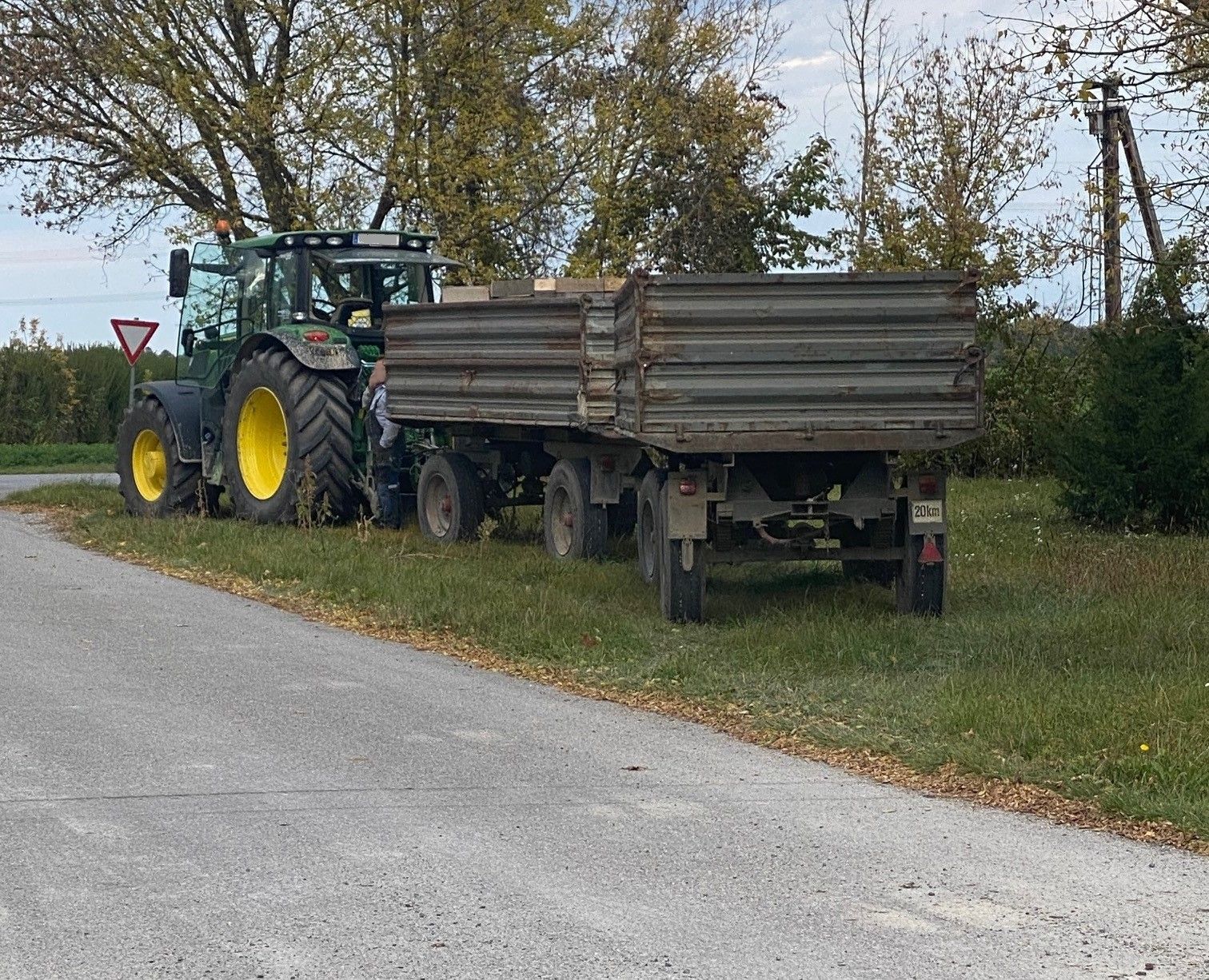 Beide Anhänger dieses Gefährts waren ohne Bremsen unterwegs.