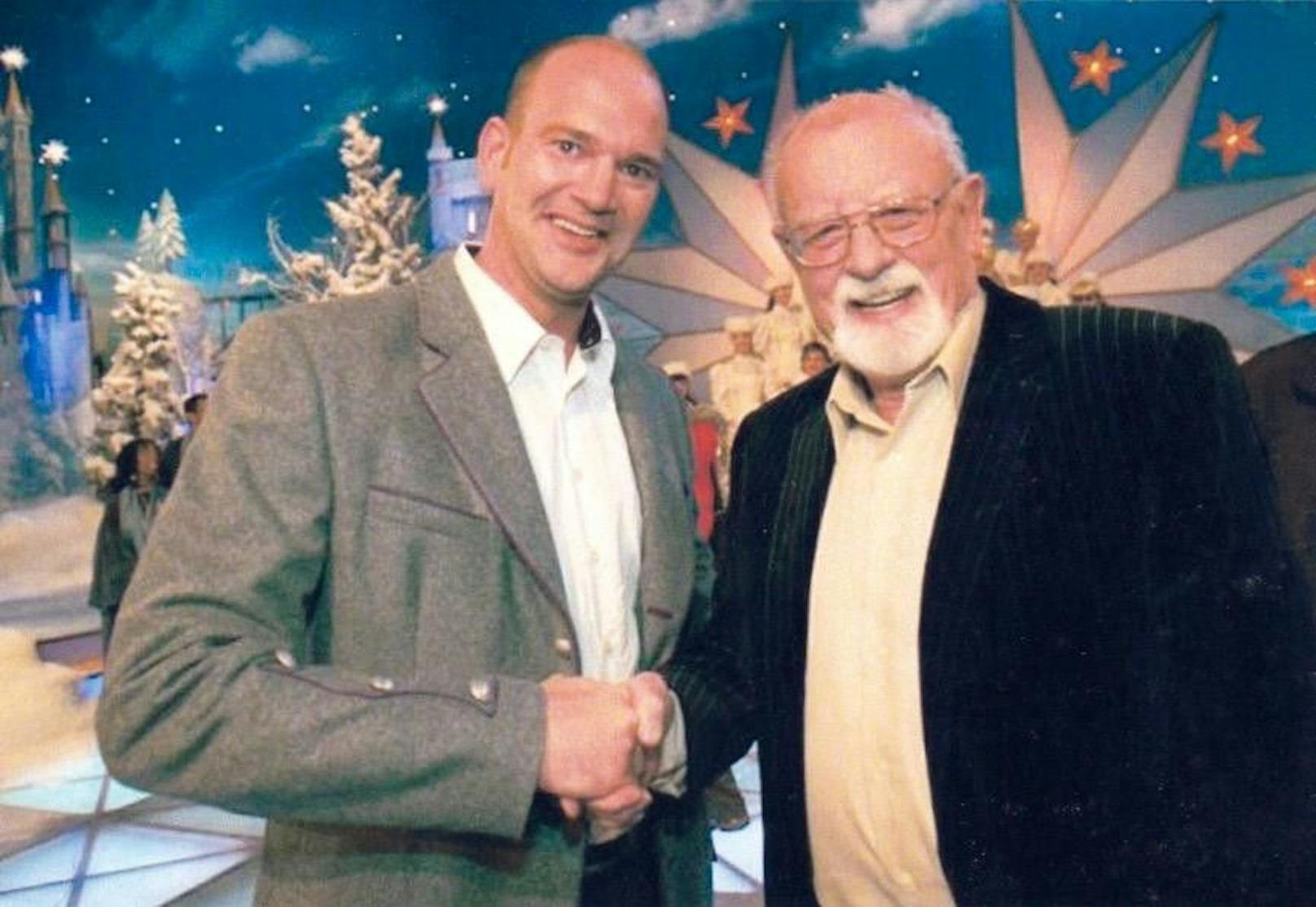 <strong>Udo </strong>mit seinem großen Idol <strong>Roger Whittaker</strong> (2010)