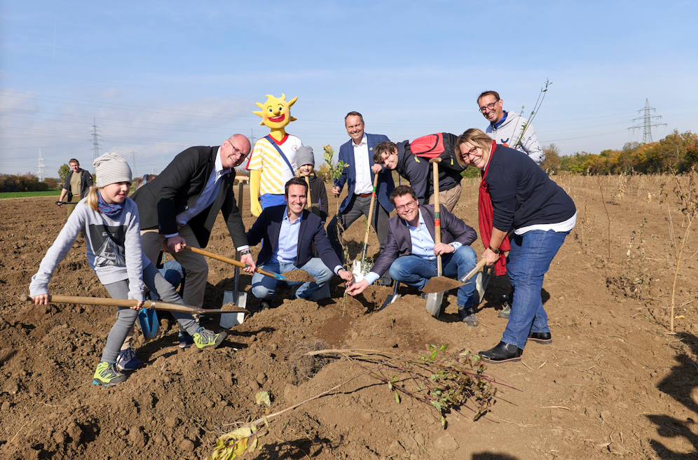 Die jährliche Aufforstungsaktion beim 