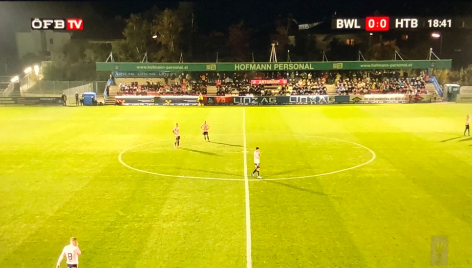 Das Cupspiel Blau Weiß Linz gegen Hartberg wurde abgebrochen.