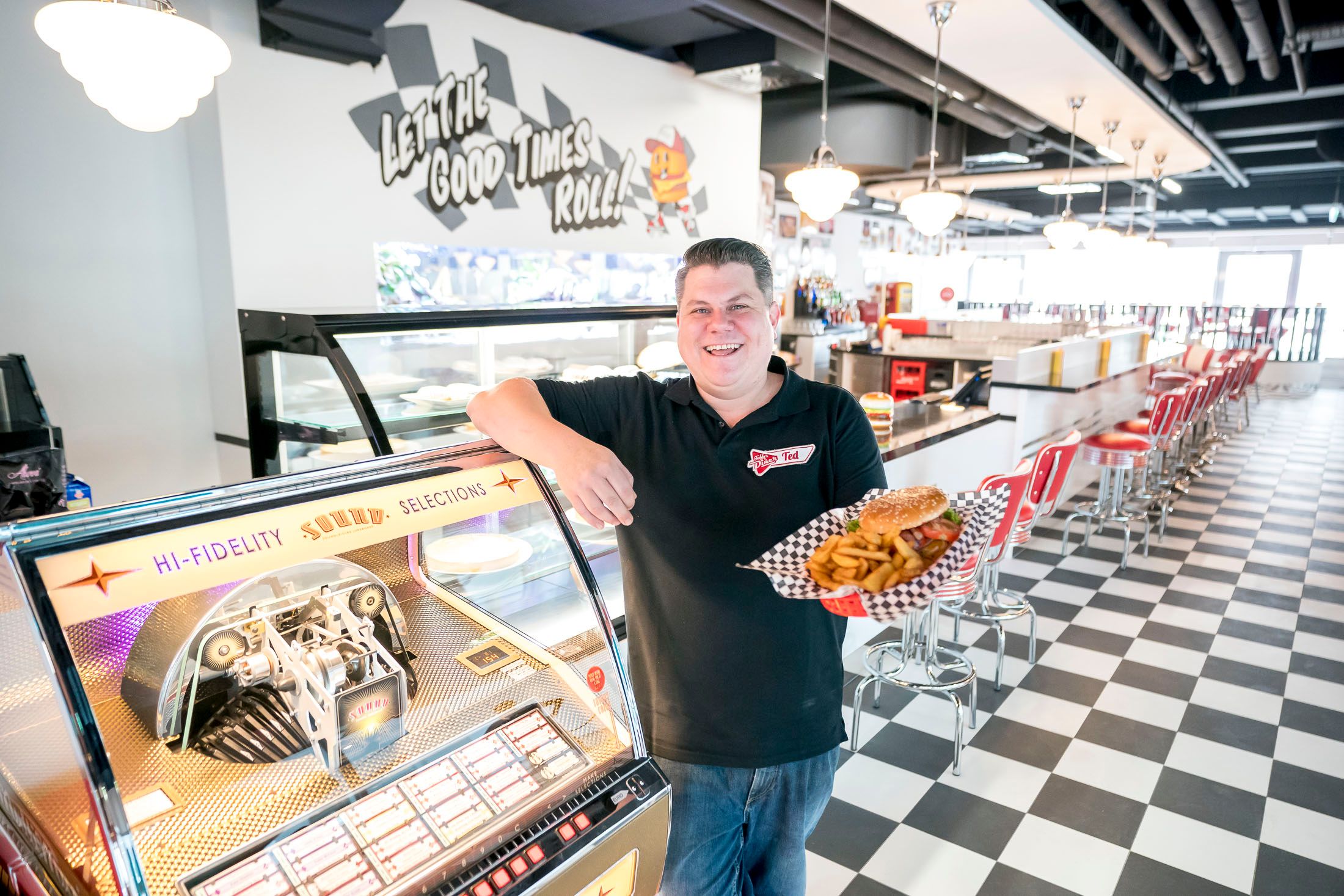 Lokalbetreiber und US-Fan Florian Kandler hat in der Millenium City sein zweites American Diner eröffnet.