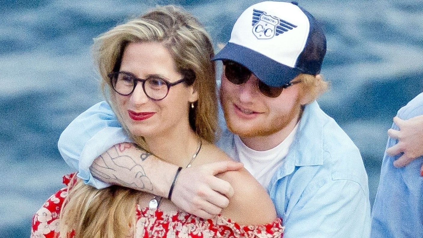 Ed Sheeran mit seiner Ehefrau Cherry