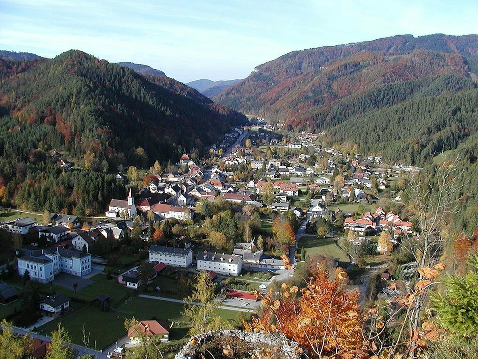 Blick über Hohenberg.