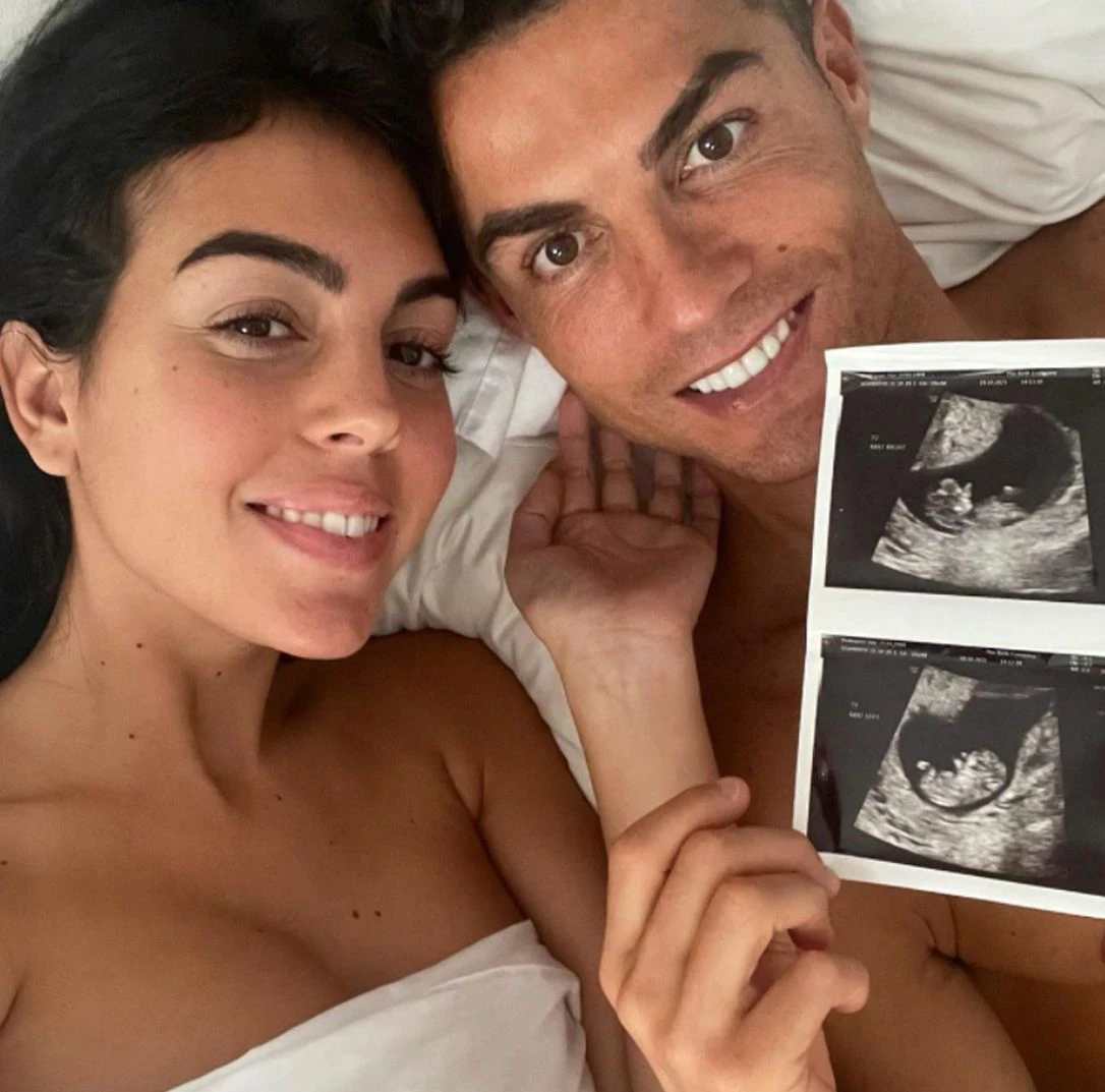 Cristiano Ronaldo mit seiner Freundin Georgina Rodríguez.